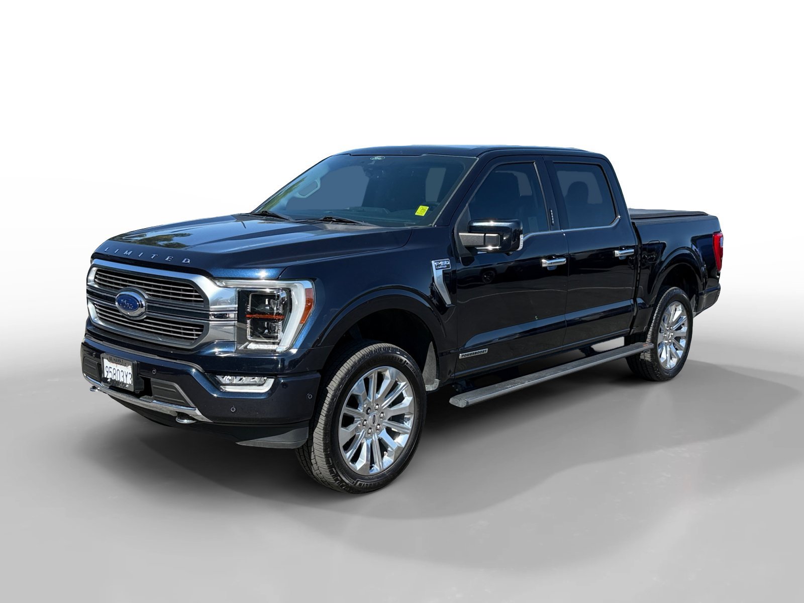 Used 2021 Blue Metallic Ford Limited image 1