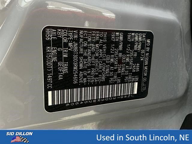 Used 2024 Boulder Gray Pearl Nissan Platinum image 14