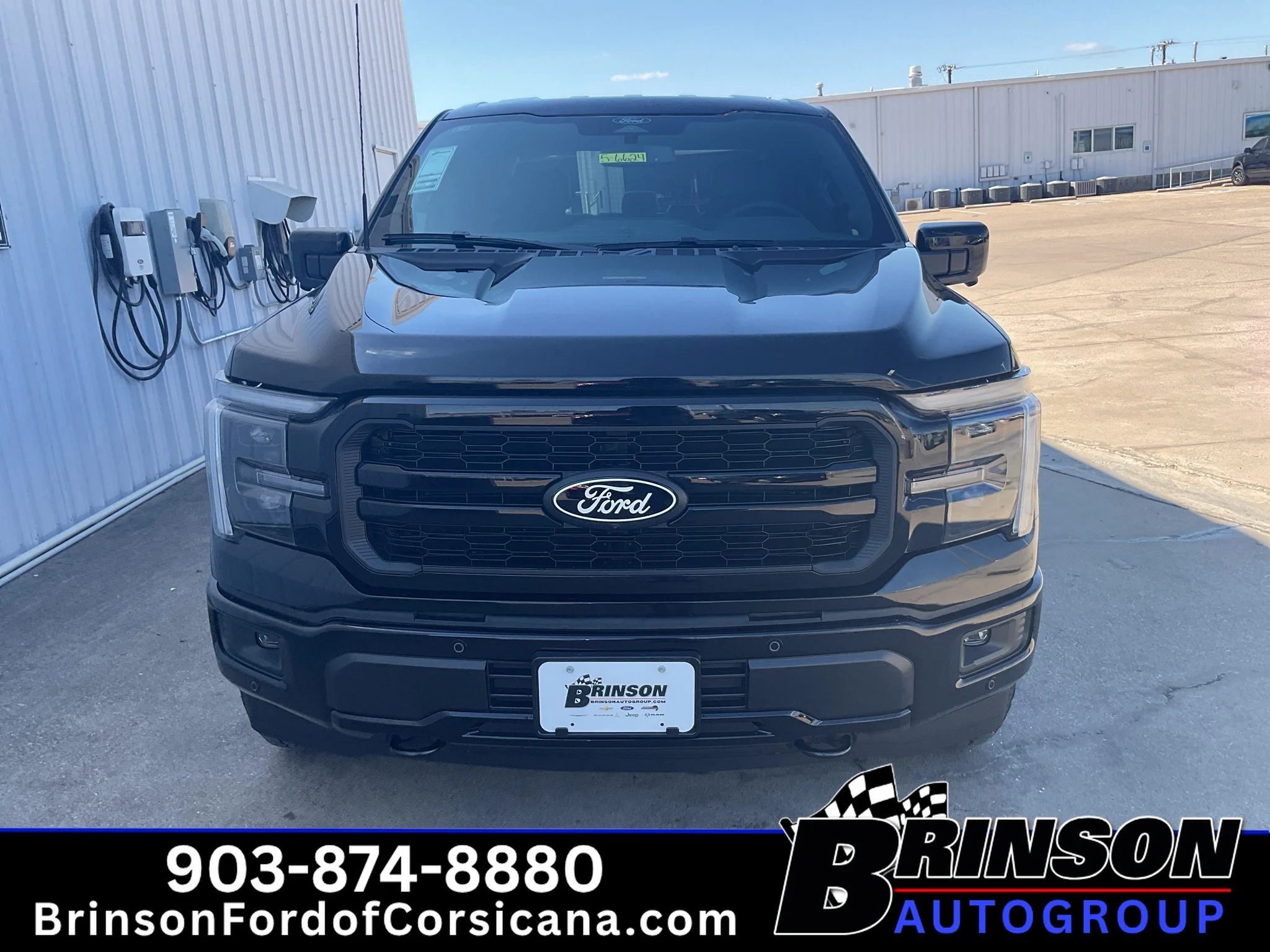 New 2026 Agate Black Metallic Ford LARIAT image 2