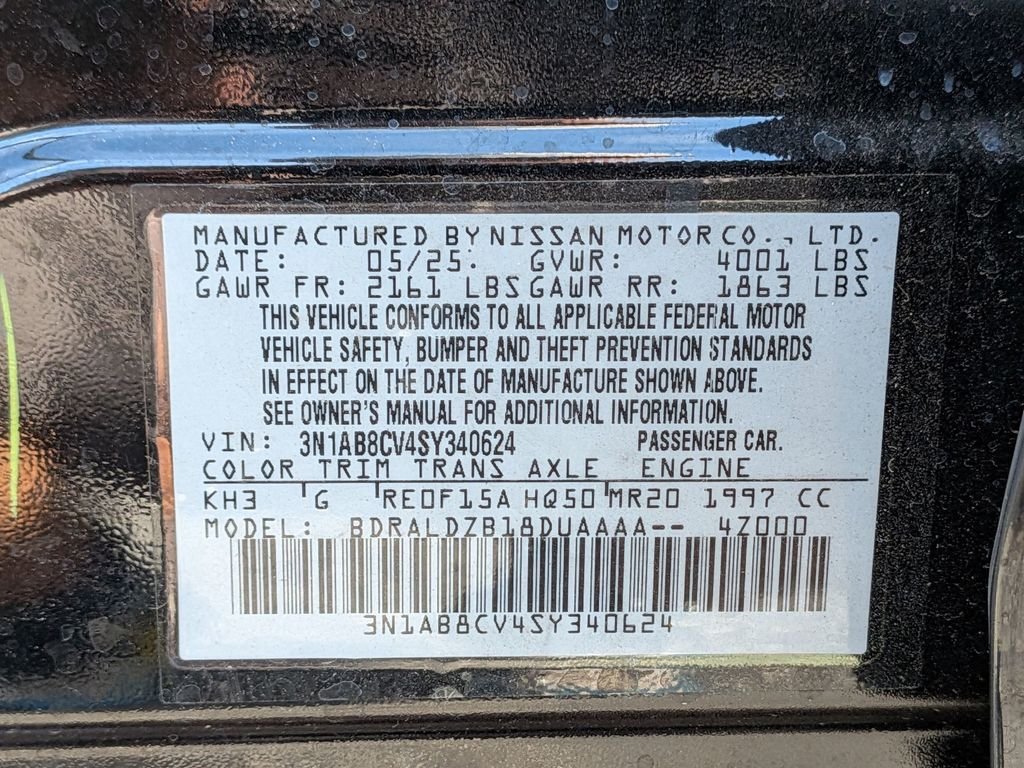 Used 2025 Black Nissan SV image 33