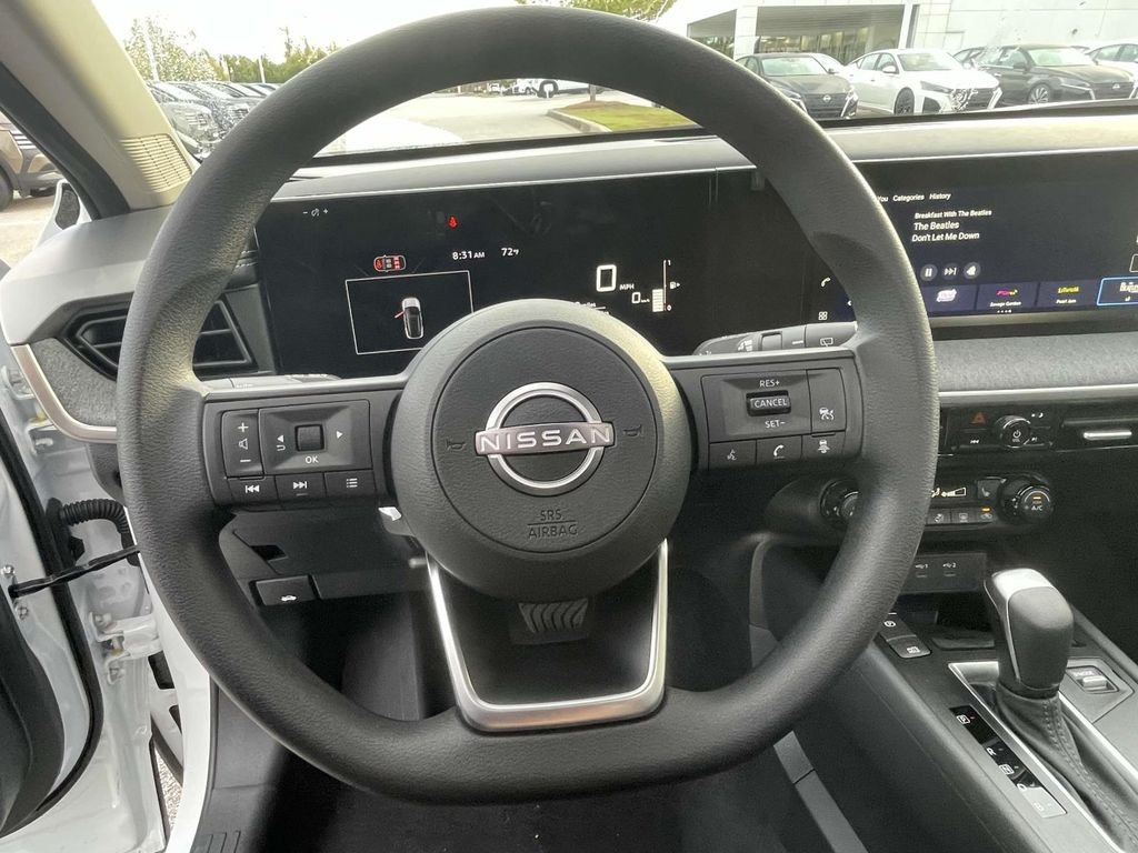 New 2026 Aspen White TriCoat / Super Black Two-tone Nissan SV image 19