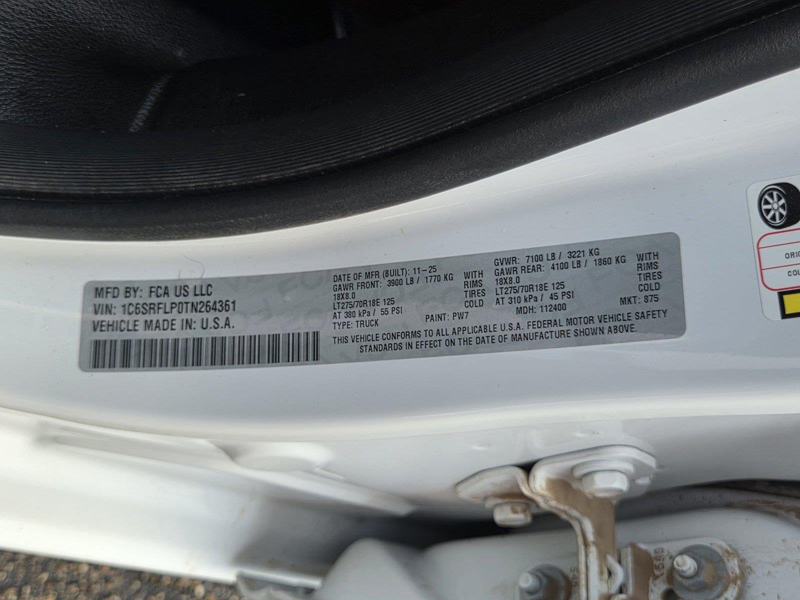 Used 2026 Bright White Clearcoat Ram Rebel image 26
