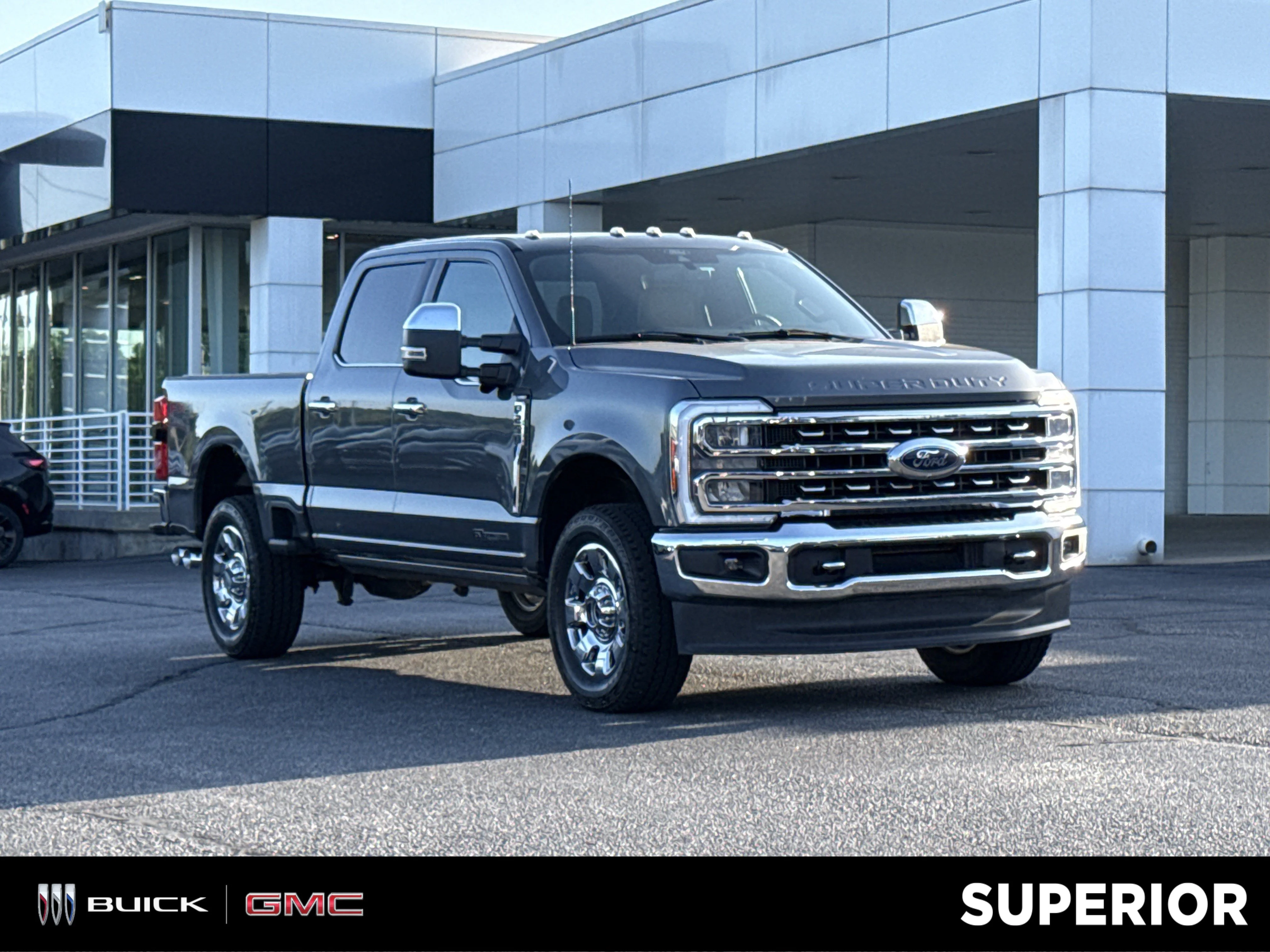 Used 2024 Carbonized Gray Metallic Ford Lariat 4WD image 1