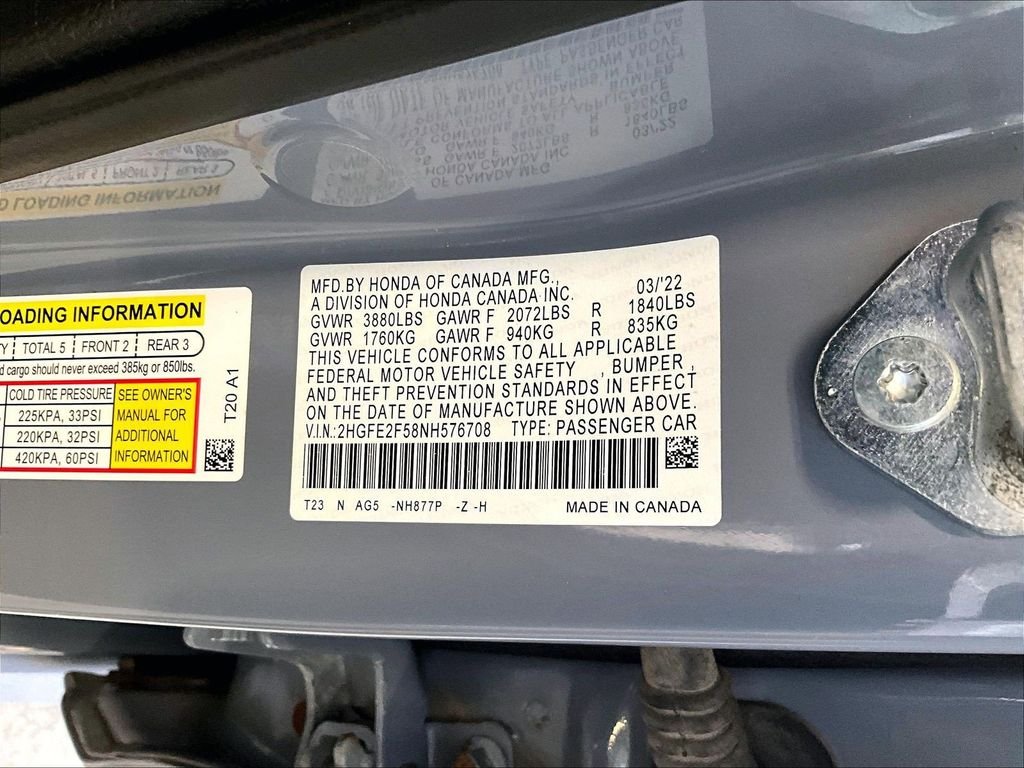 Used 2022 Gray Honda Sport image 36