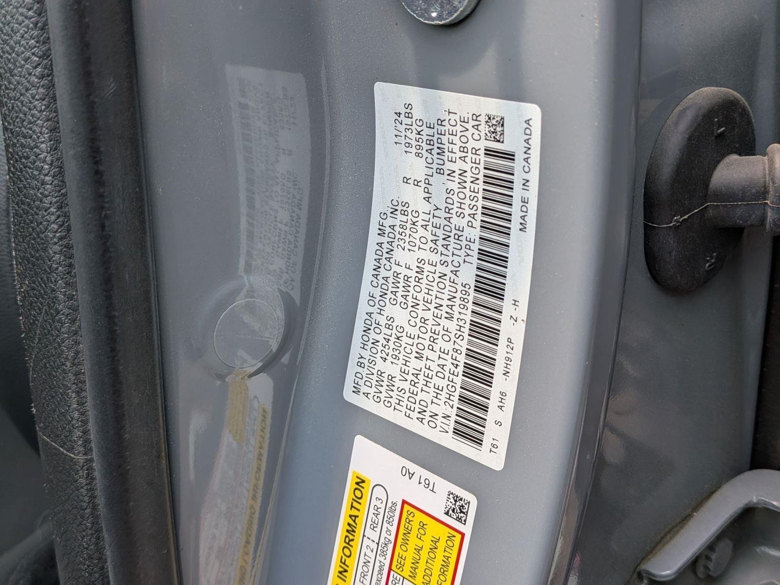 Used 2025 Urban Gray Pearl Honda Sport image 35