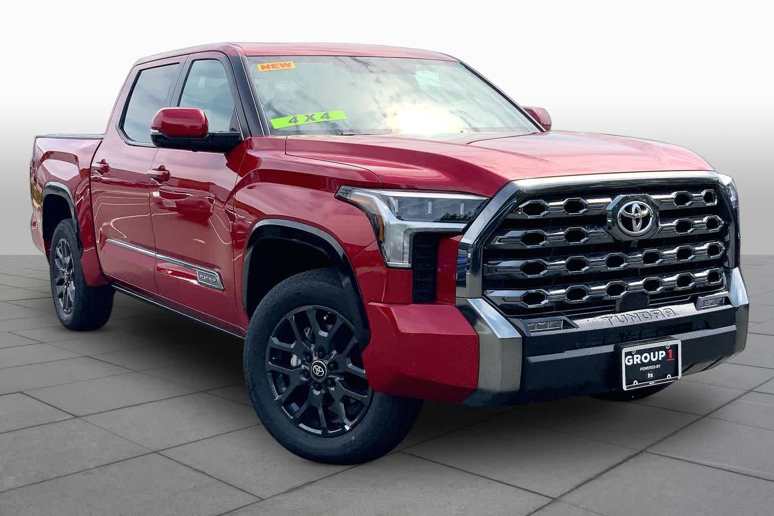 New 2026 Supersonic Red Toyota Platinum image 2