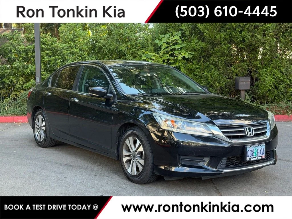Used 2014 Crystal Black Pearl Honda LX image 1
