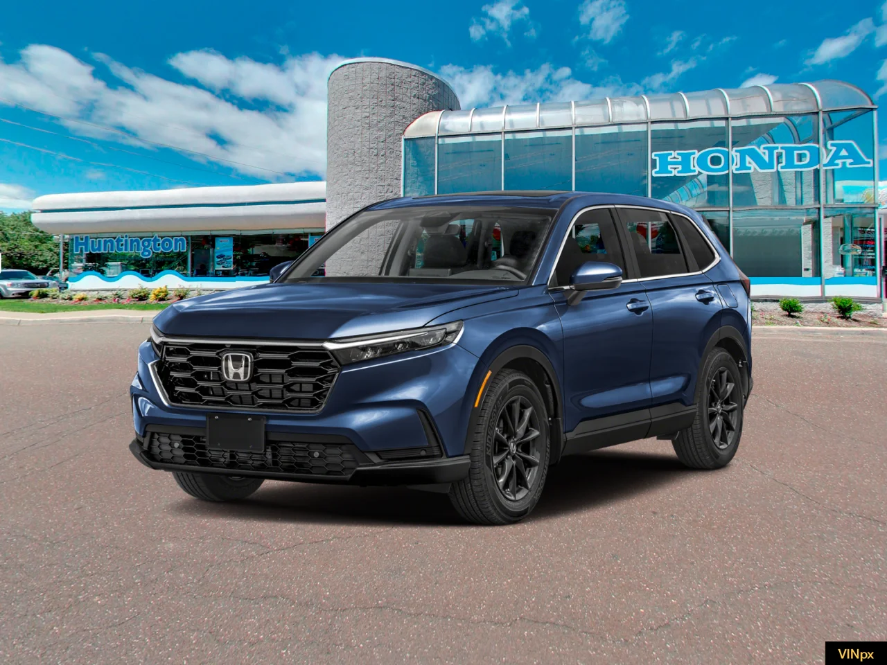New 2026 Canyon River Blue Metallic Honda EX-L AWD image 1