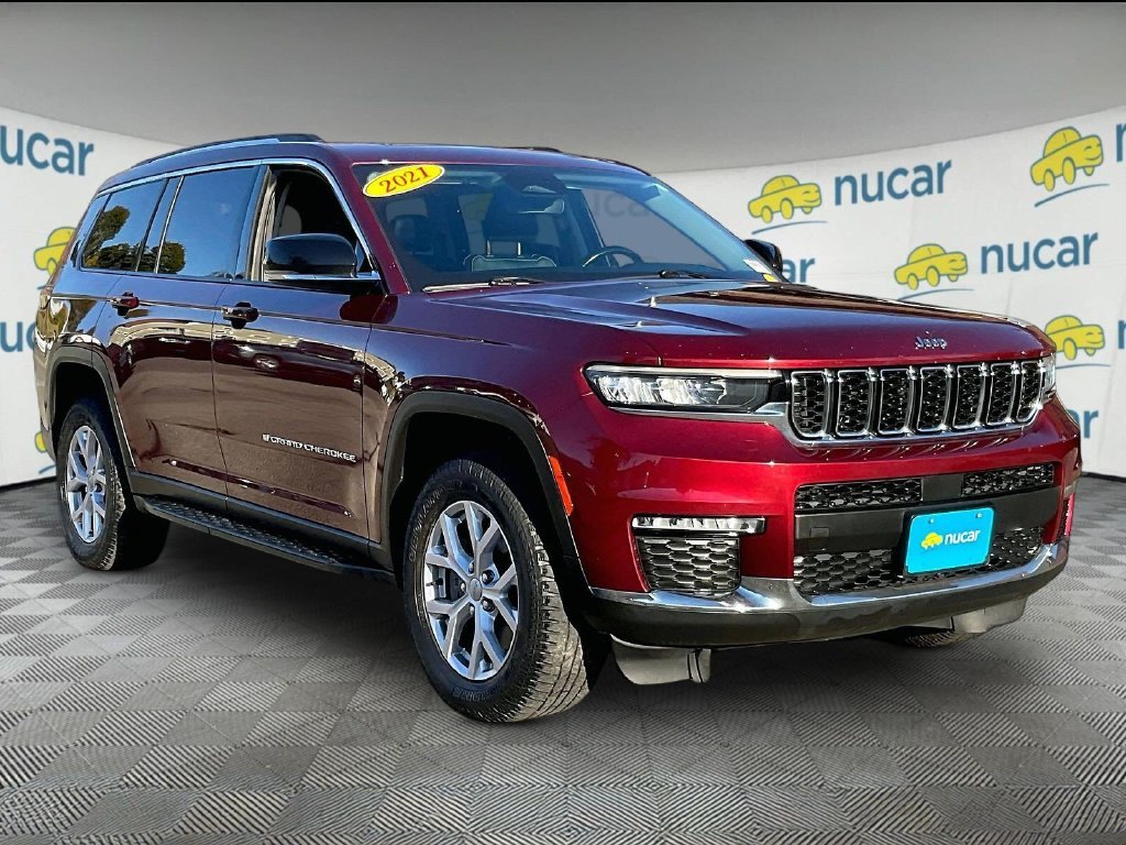Used 2021 Red Jeep Limited image 1