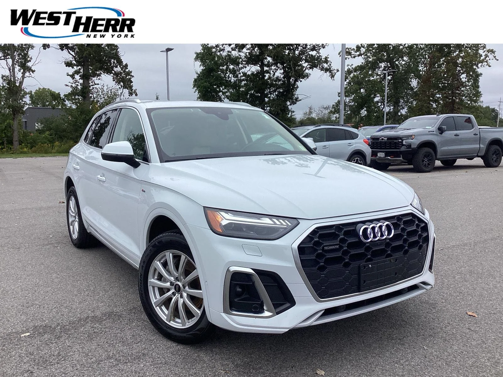Used 2024 Glacier White Metallic Audi S line Prestige image 1