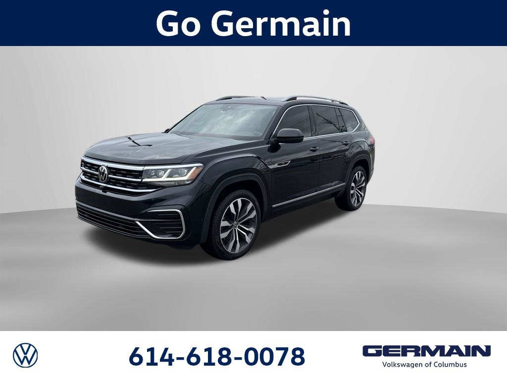 Used 2022 Black Volkswagen 3.6L V6 SEL Premium R-Line image 1