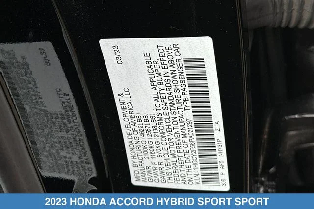 Used 2023 Black Honda Sport image 31