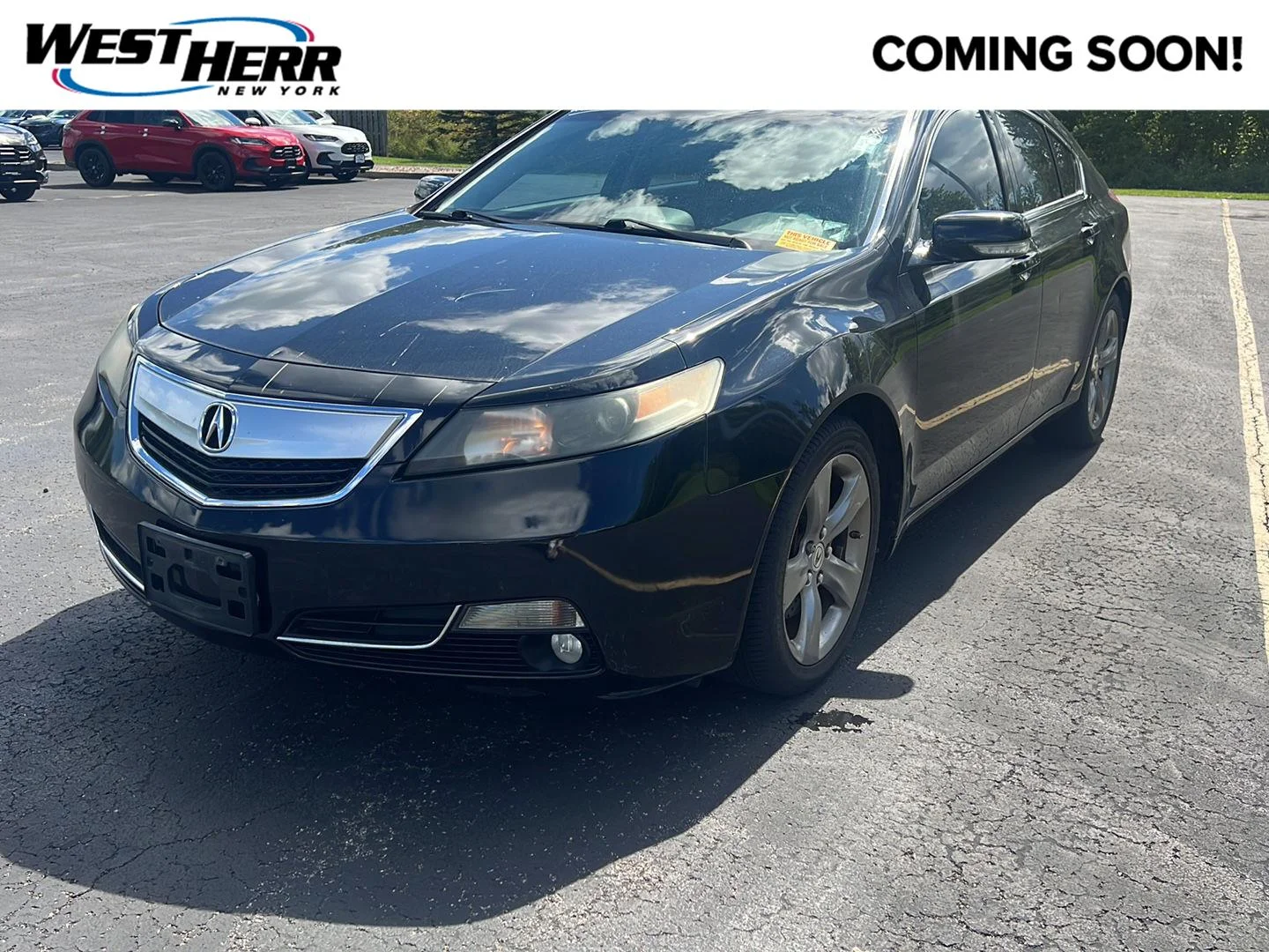 Used 2013 Crystal Black Pearl Acura Tech image 1