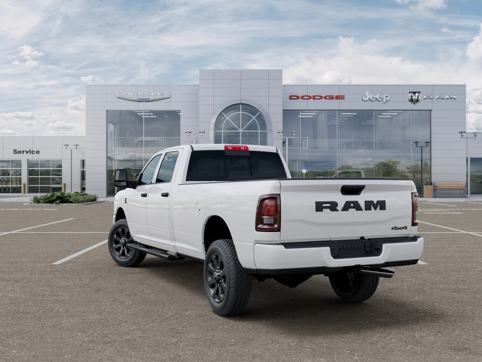 New 2026 Bright White Clear-Coat Exterior Paint RAM Tradesman image 3