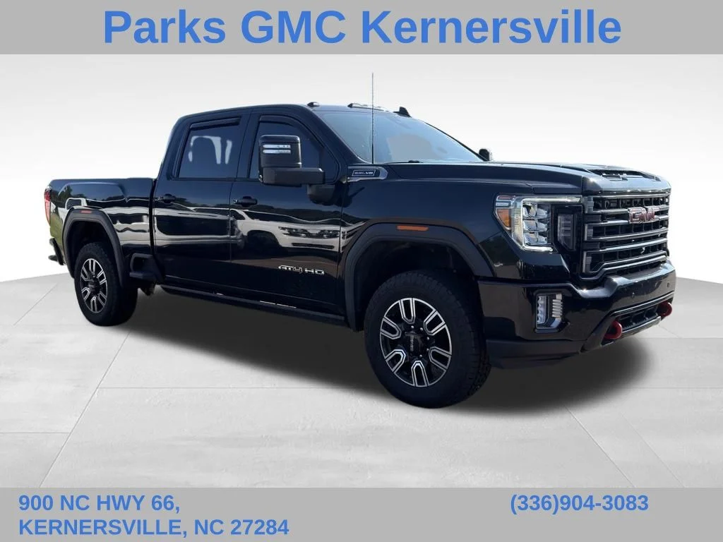 Used 2022 Black GMC AT4 image 1