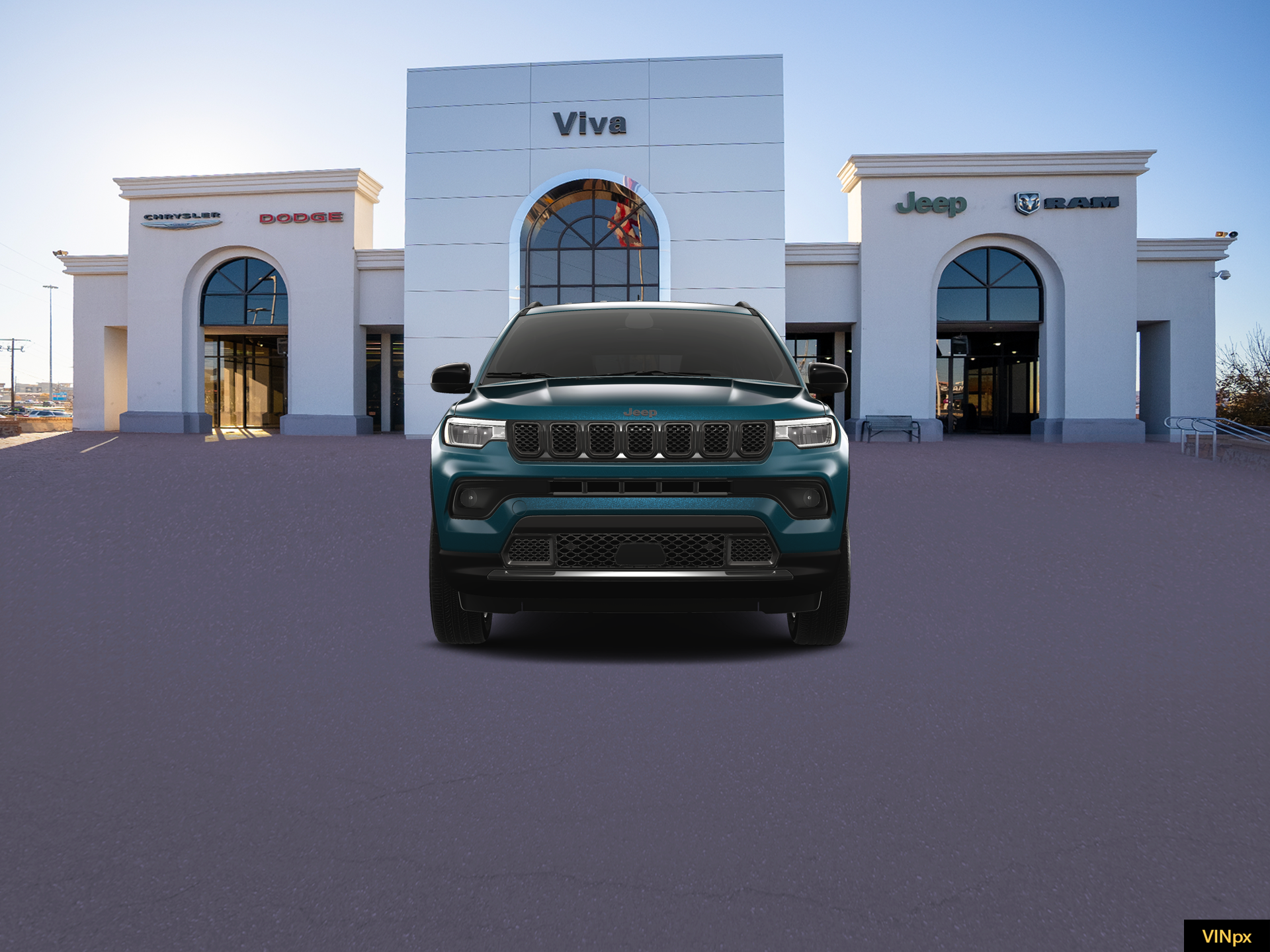 New 2026 Fathom Blue Pearl-Coat Exterior Paint Jeep Latitude image 24