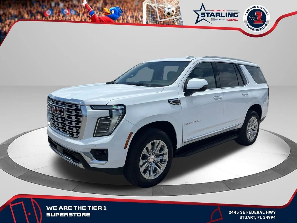 Used 2025 Summit White GMC Denali image 1
