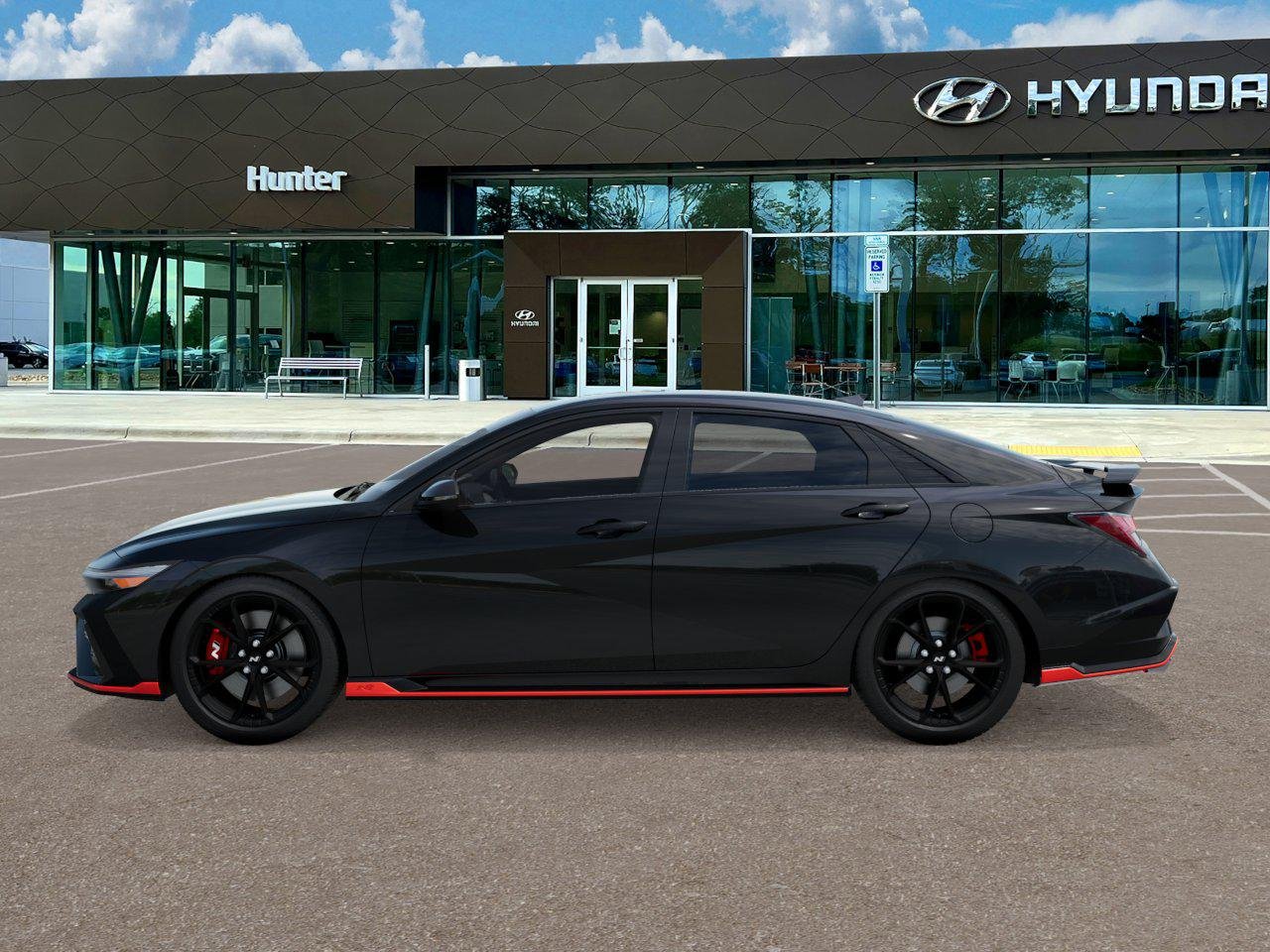New 2026 Abyss Black Hyundai Sedan image 3
