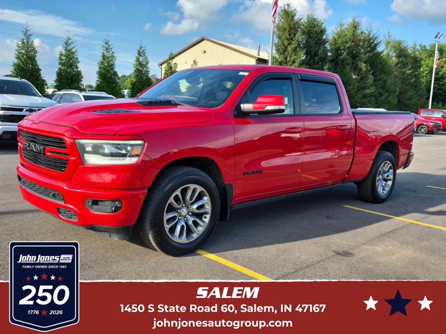 Used 2019 Flame Red Ram Sport image 1