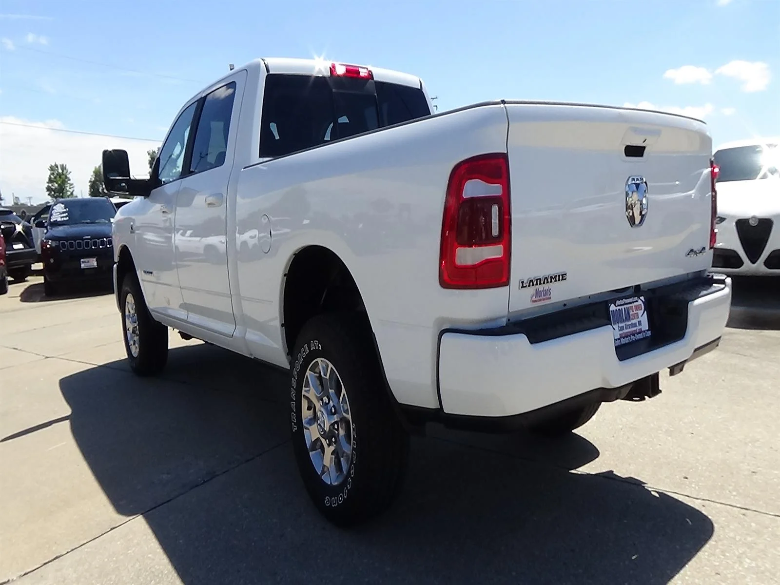 Certified Used 2024 Bright White Clear Coat (pw7) RAM Laramie image 8