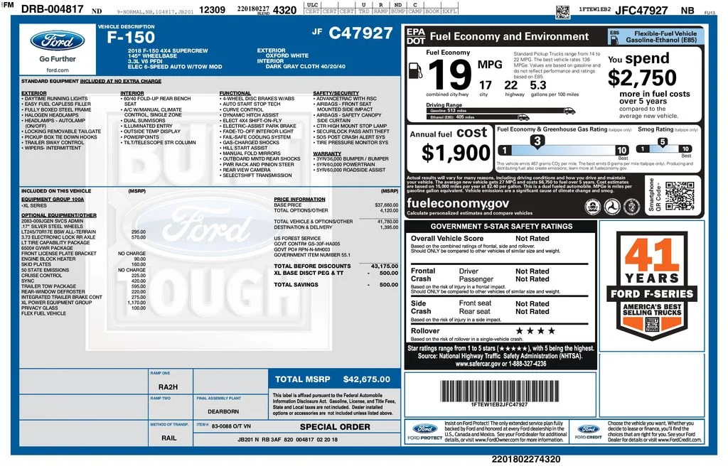 Used 2018 White Ford XL image 3