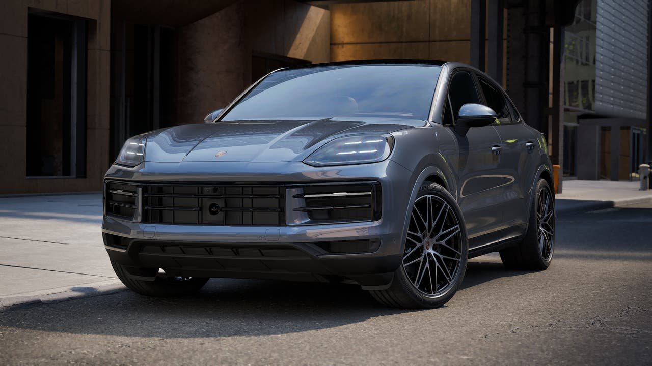 New 2027 Vanadium Grey Metallic Porsche Coupe image 1