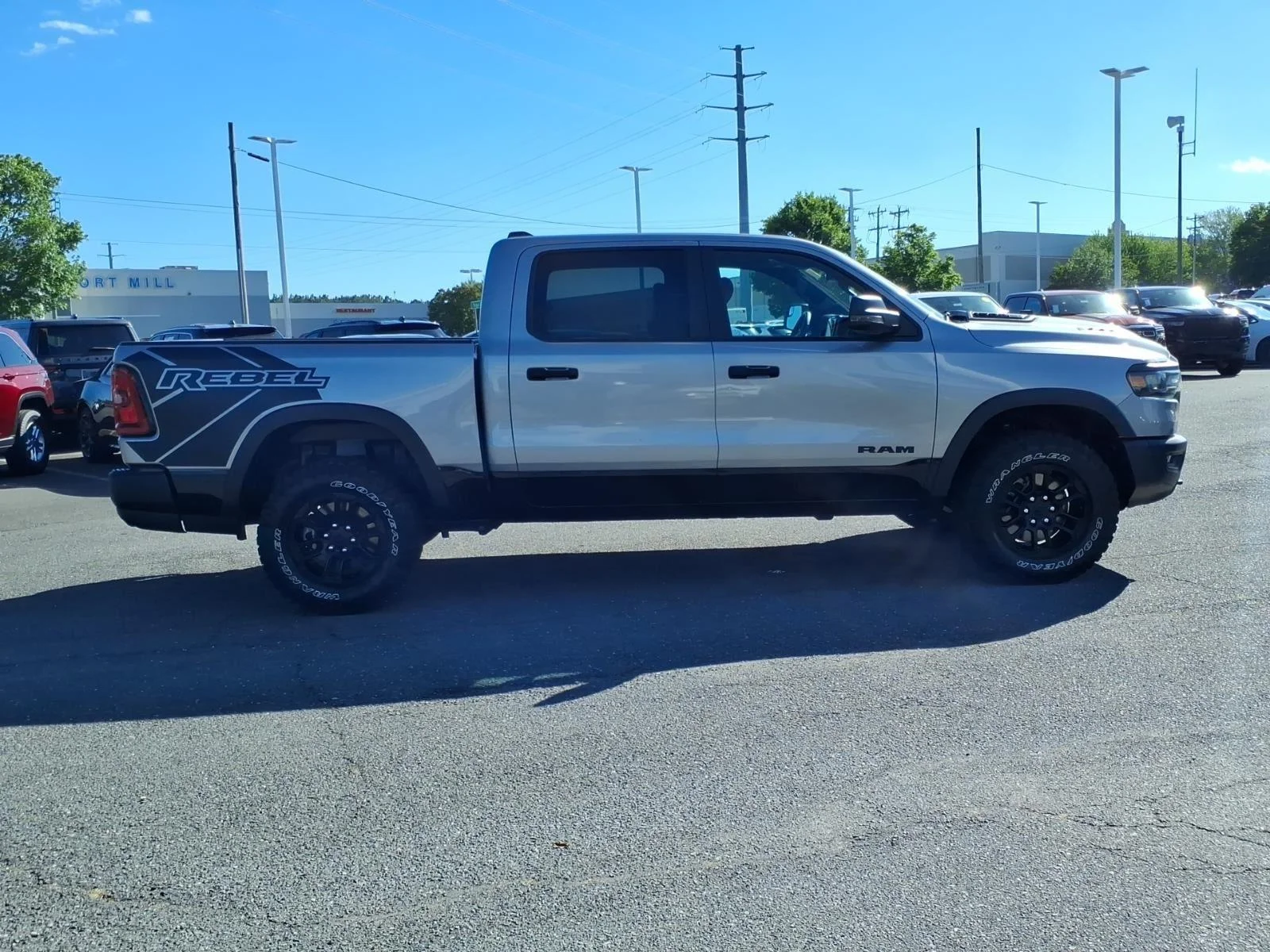 Used 2025 Billet Silver Metallic Clearcoat Ram Rebel image 10