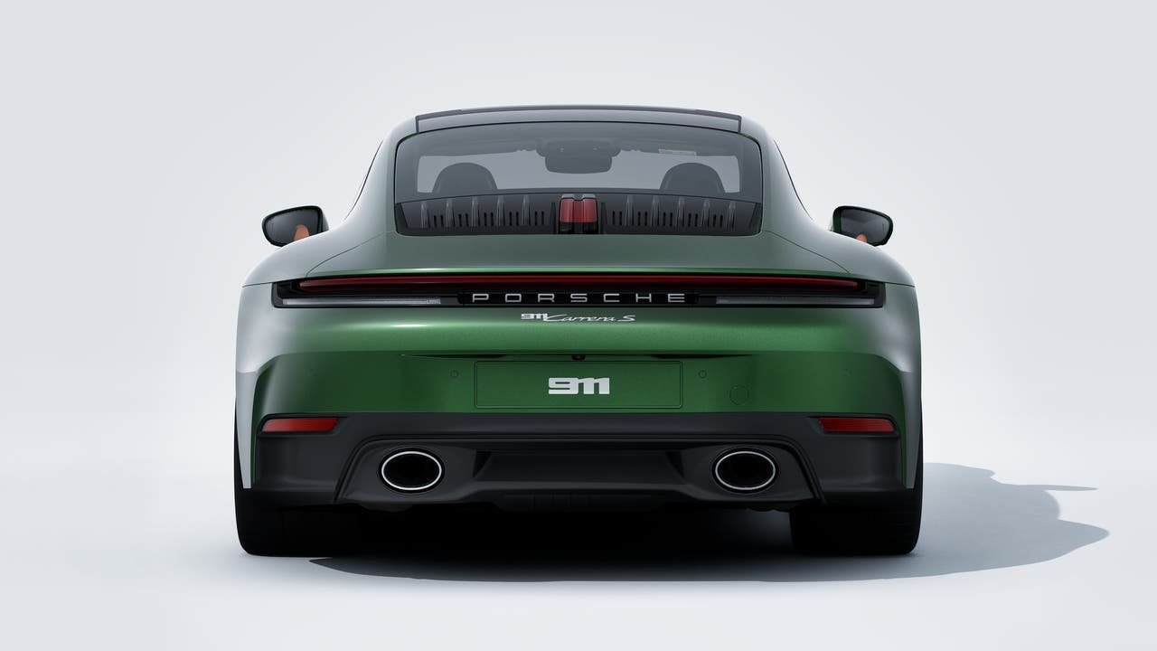 New 2026 Oak Green Metallic Neo Porsche Carrera S image 7