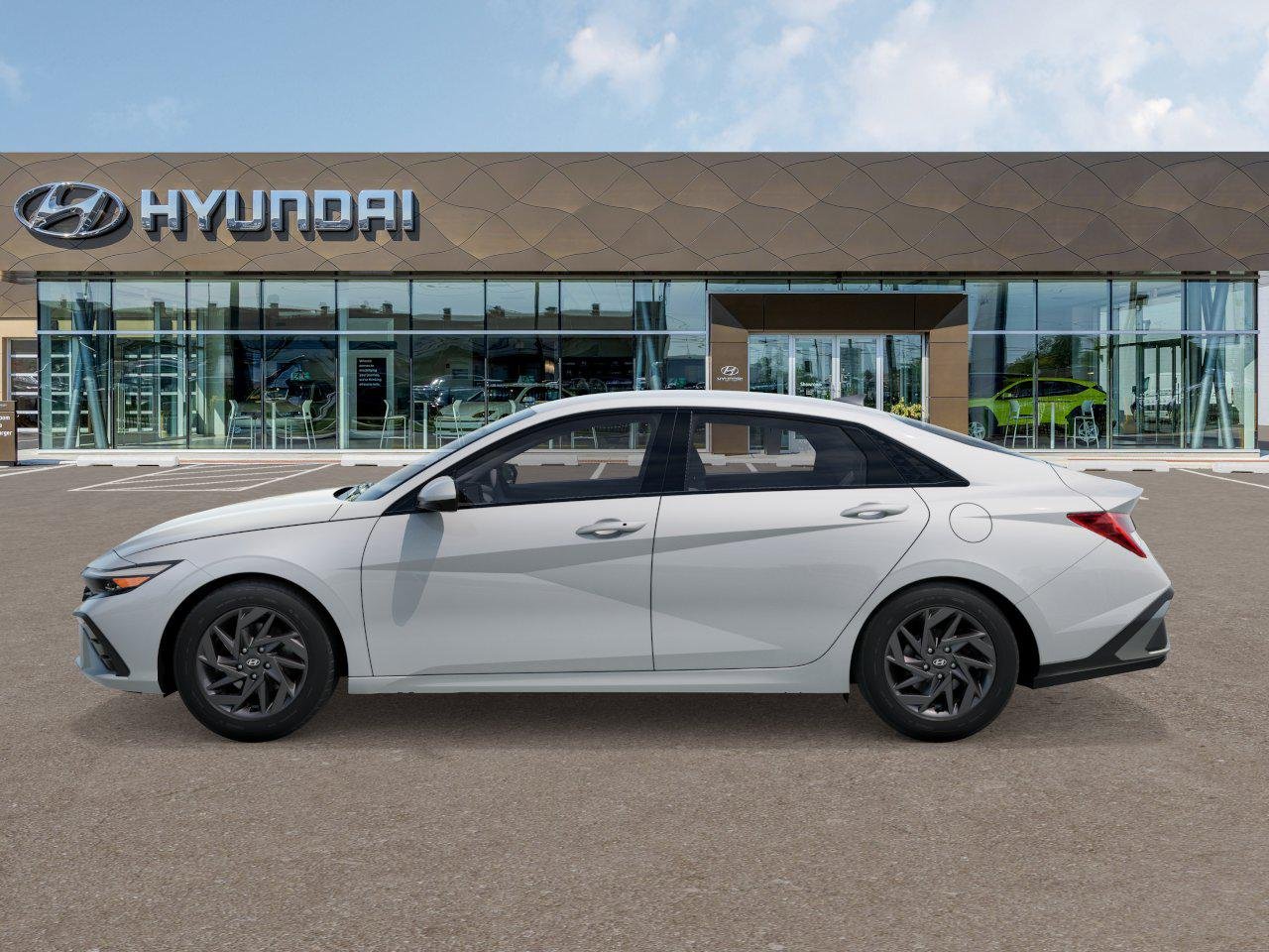 New 2026 Serenity White Hyundai Blue image 3