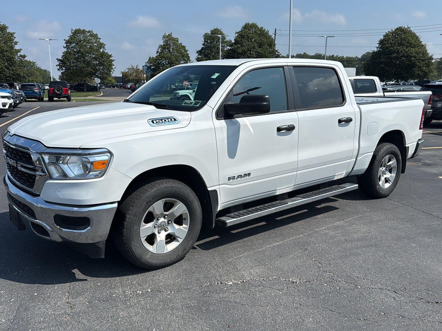 Used 2024 Bright White Clearcoat Ram Big Horn image 2