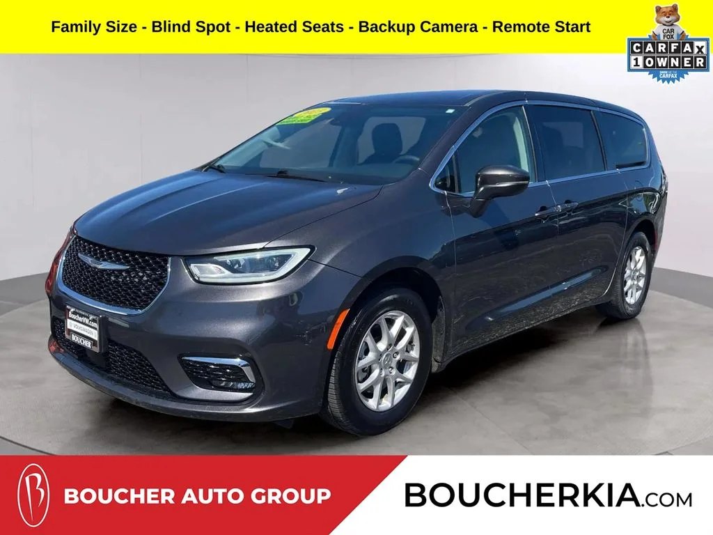 Used 2023 Granite Crystal Metallic Clearcoat Chrysler Touring L image 1