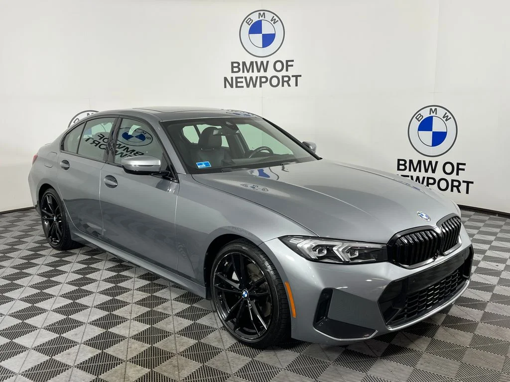 Certified Used 2023 Skyscraper Grey Metallic BMW 330i xDrive image 1