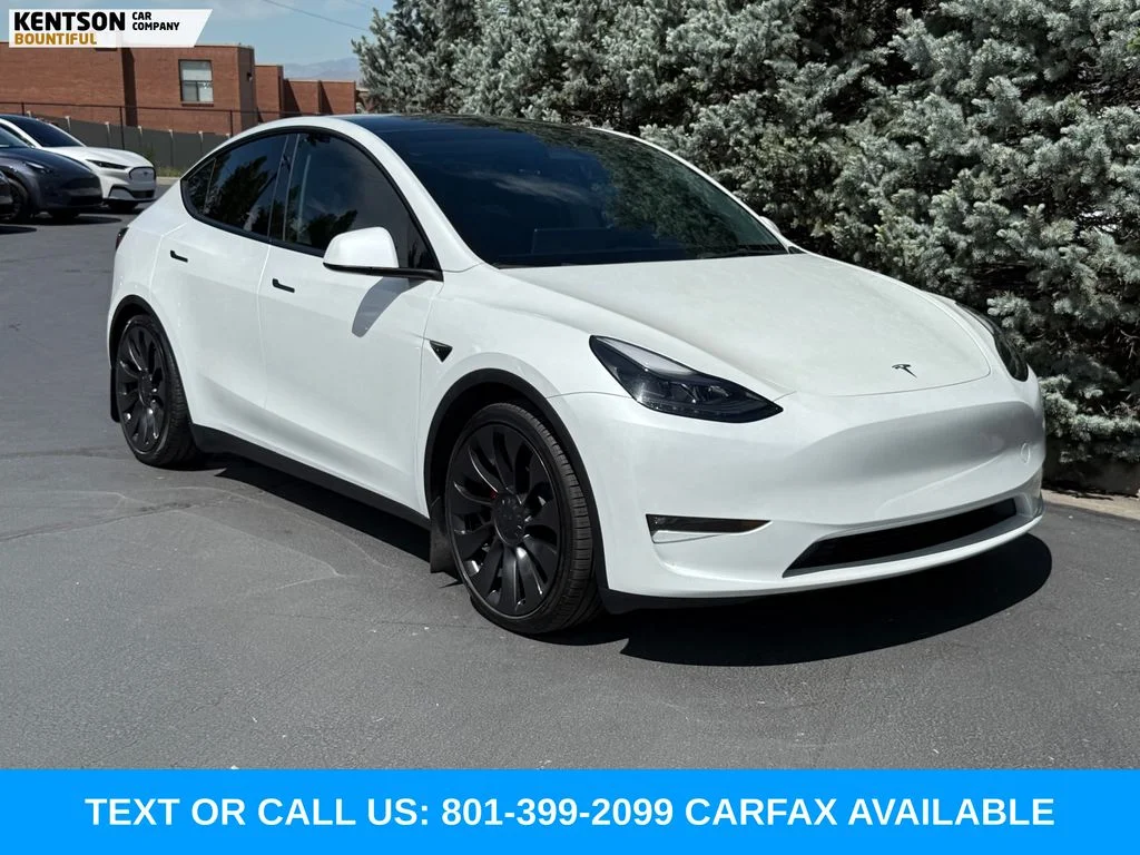 Used 2023 White Tesla Performance image 12