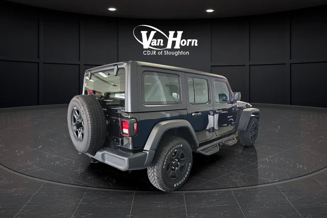 Used 2022 Black Clearcoat Jeep Unlimited Sport image 3