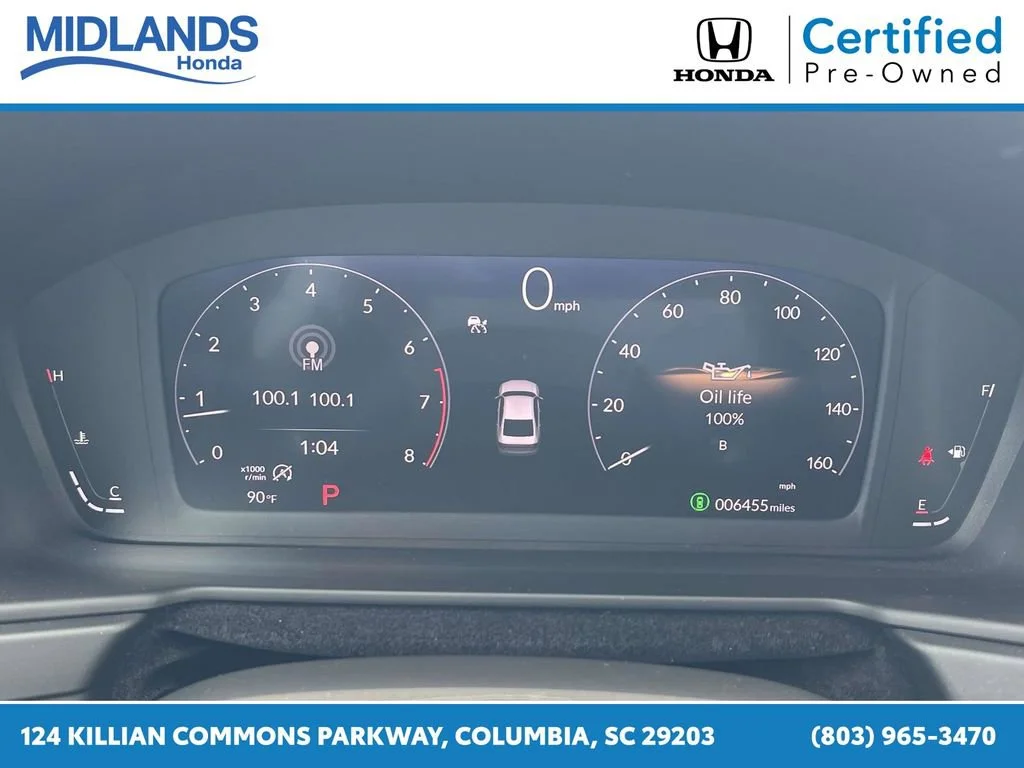 Certified Used 2025 Platinum White Pearl Honda 1.5T SE image 48