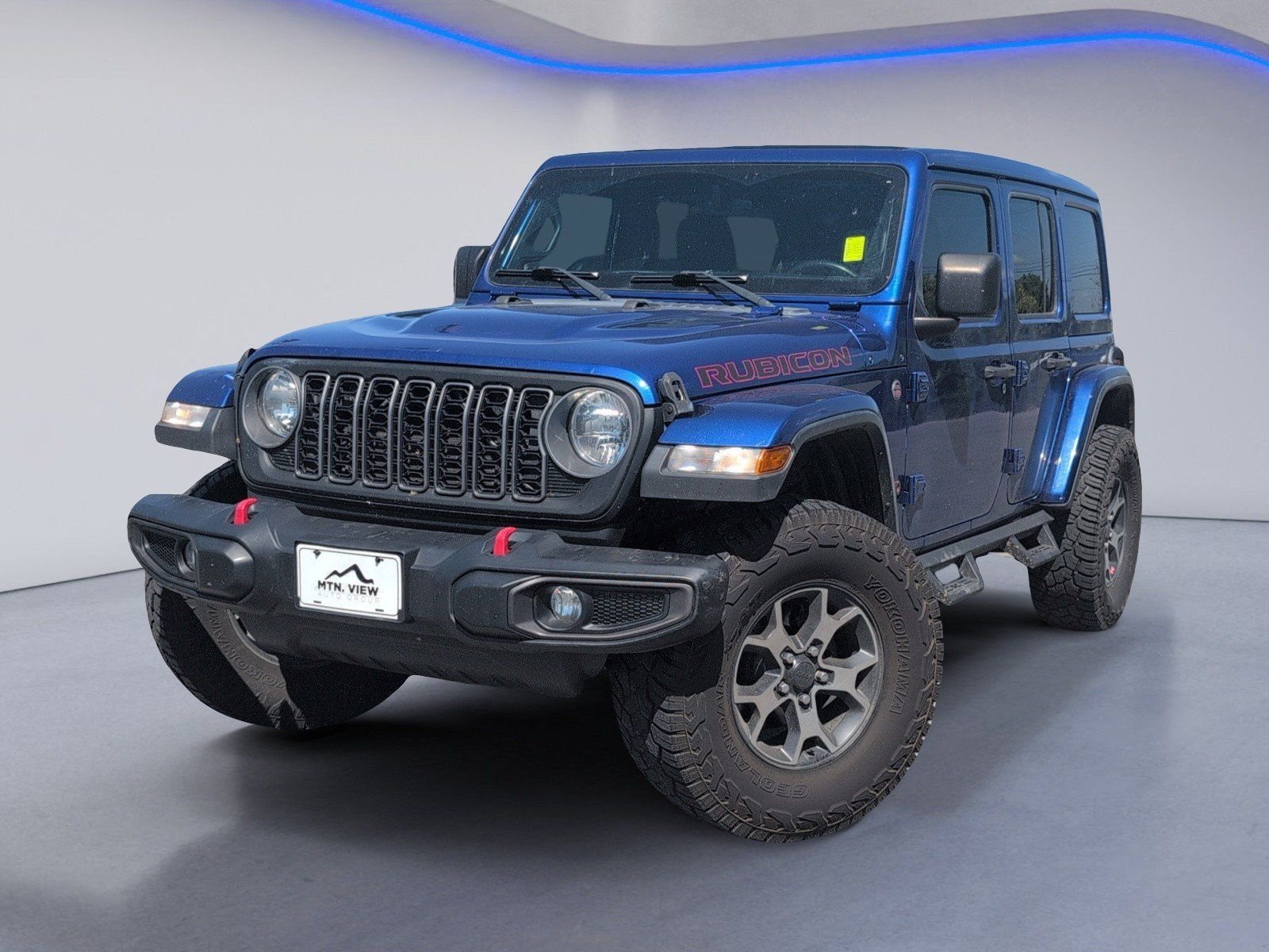 Used 2019 Blue Jeep Unlimited Rubicon image 2