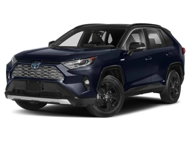 Used 2020 Blue Print w/Midnight Black Roof Toyota Hybrid XSE image 1