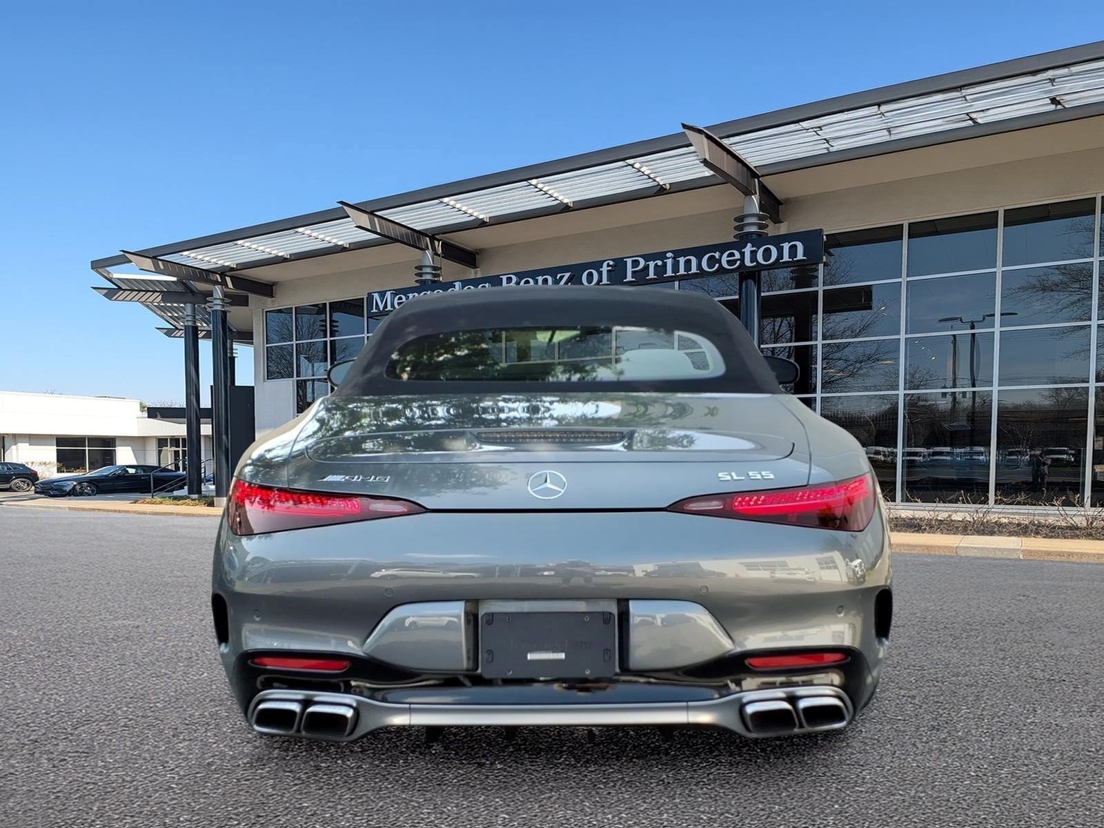 Certified Used 2022 Selenite Grey Metallic Mercedes-Benz AMG® SL 55 Roadster image 4