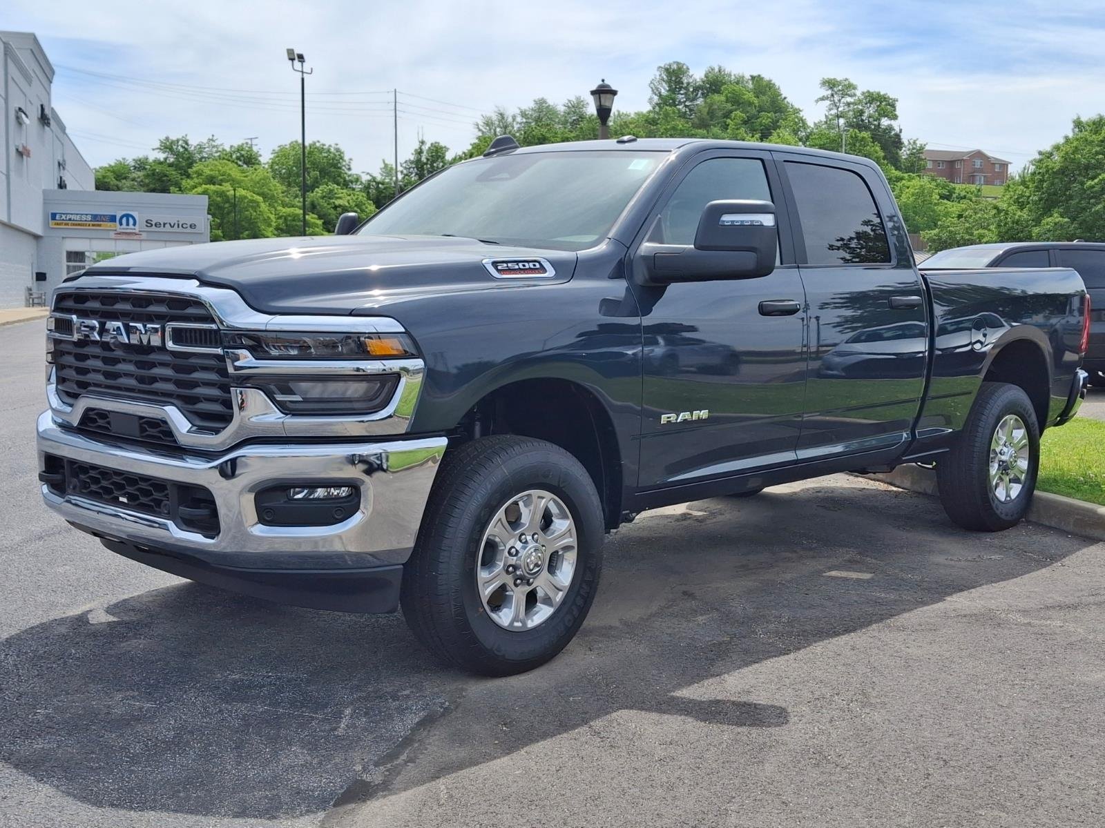 New 2026 Forged Blue Metallic Exterior Paint RAM Big Horn image 1