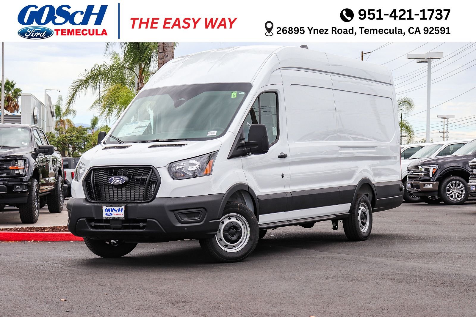 New 2026 Oxford White Ford Cargo Van image 1