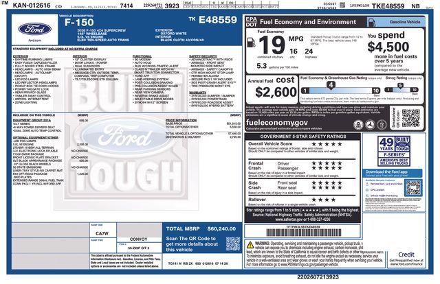 New 2026 Oxford White Ford XLT image 34