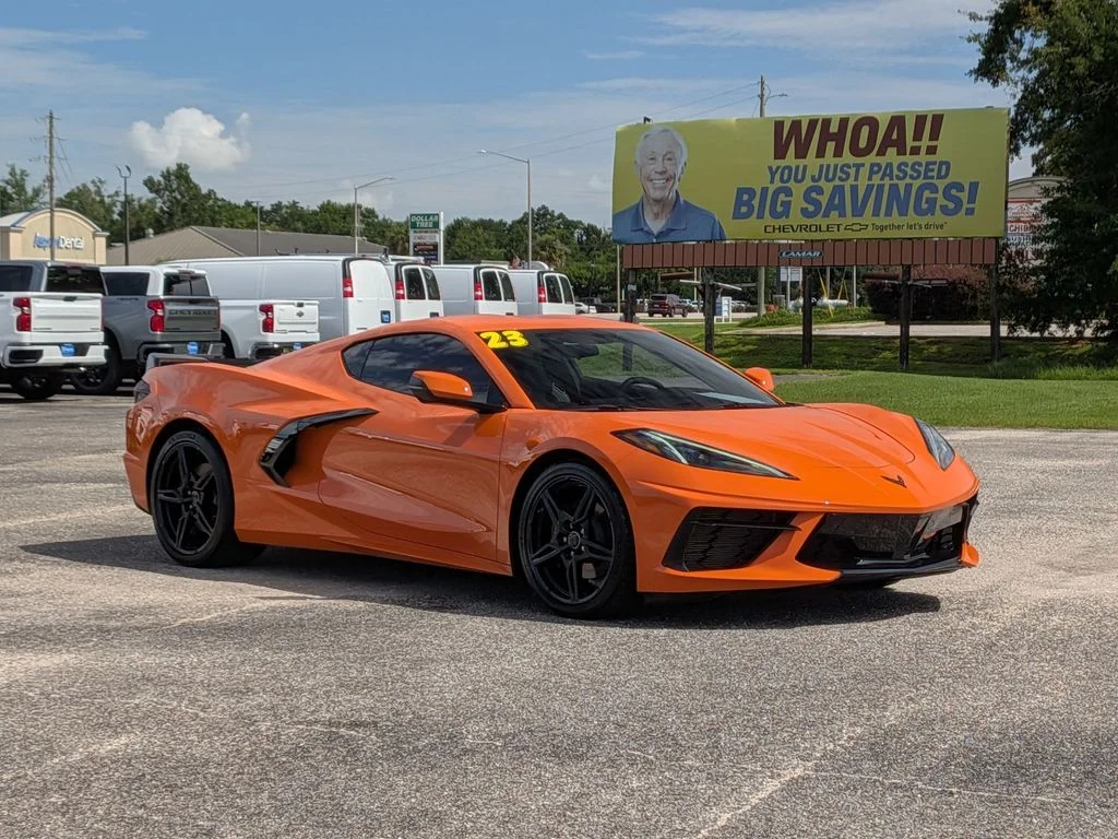 Used 2023 Orange Chevrolet Stingray image 7