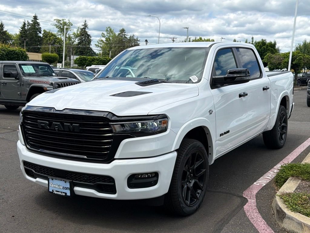 New 2026 Bright White Clear-Coat Exterior Paint RAM Laramie image 4