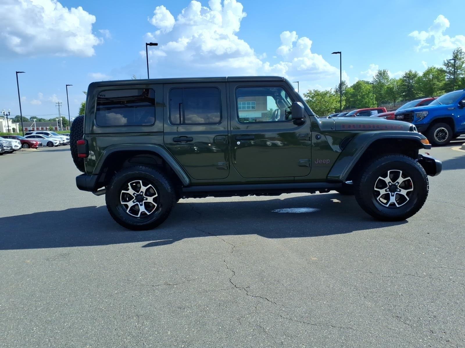 Used 2021 Sarge Green Clearcoat Jeep Unlimited Rubicon image 11