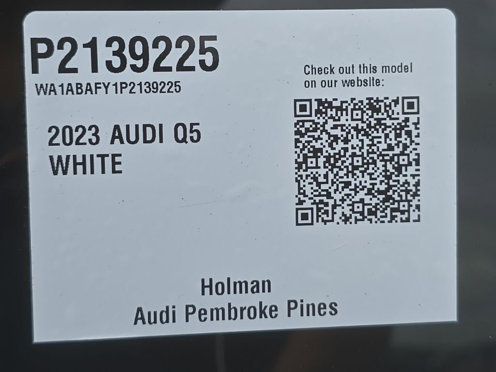 Used 2023 White Audi 40 Premium image 33