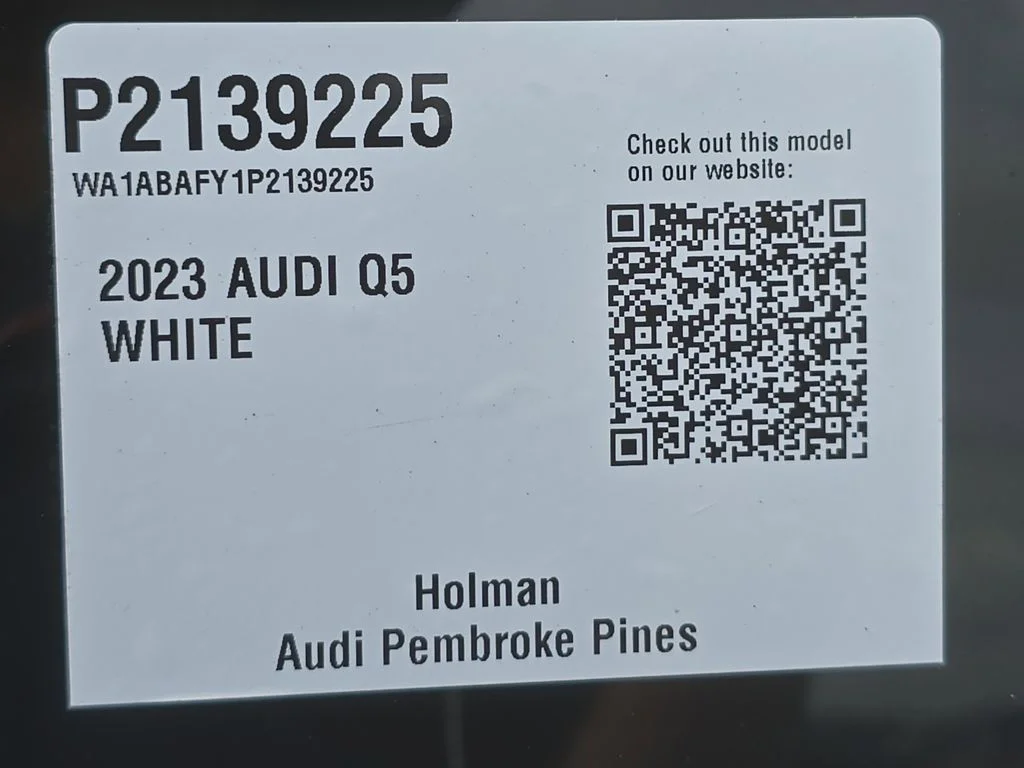 Used 2023 White Audi 40 Premium image 33