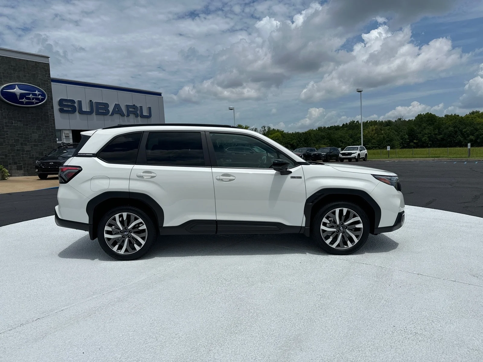 Used 2026 Crystal White Pearl Subaru Touring Hybrid image 8