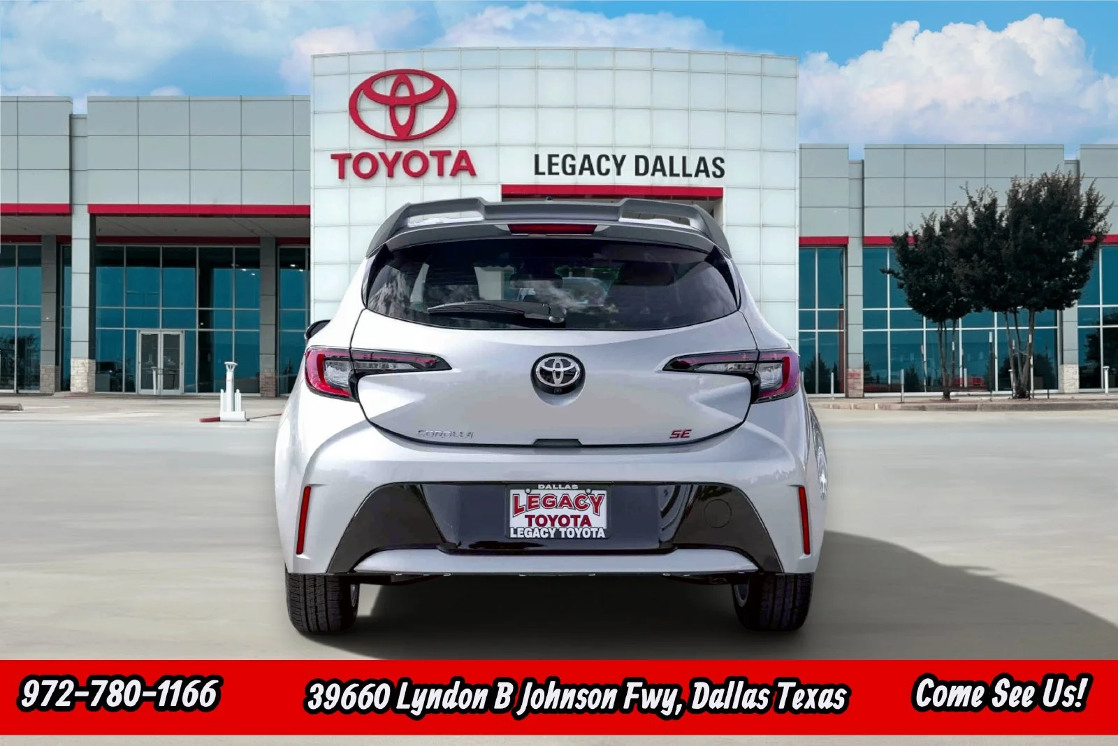 New 2027 Classic Silver Metallic Toyota SE image 8