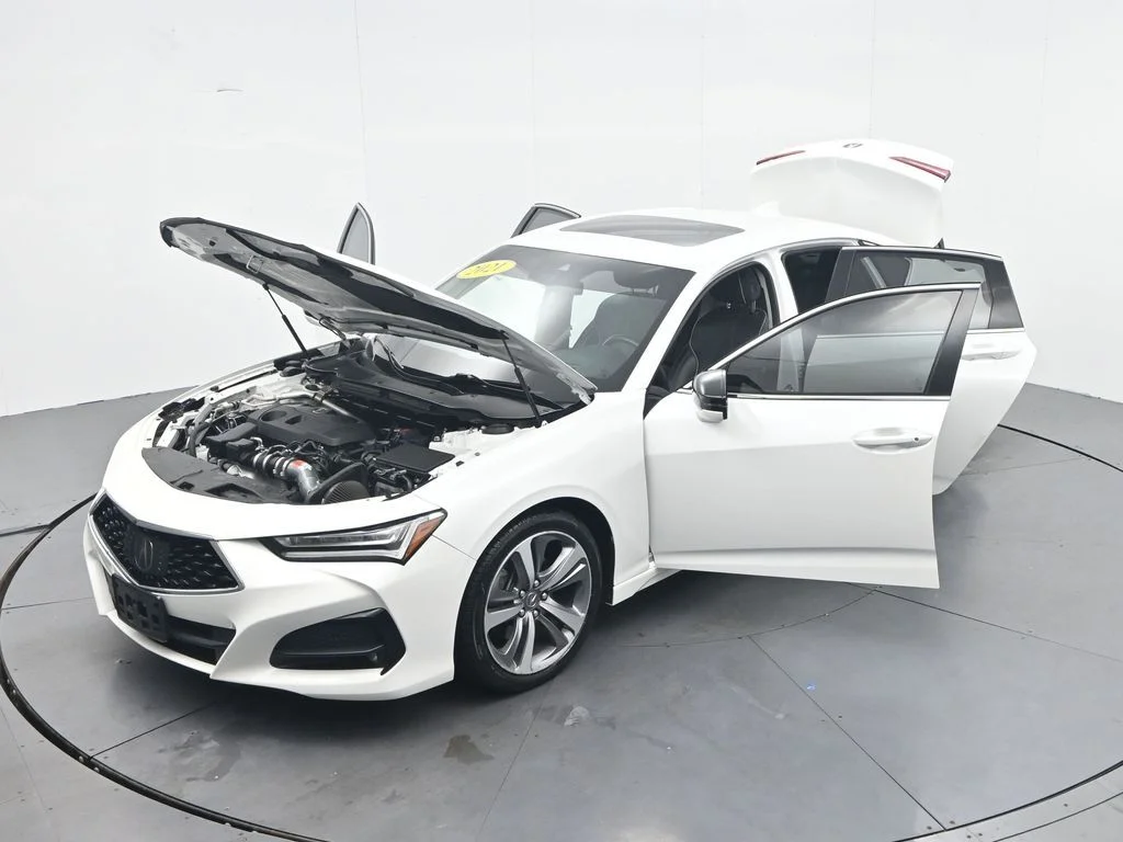 Used 2021 White Acura Advance image 49