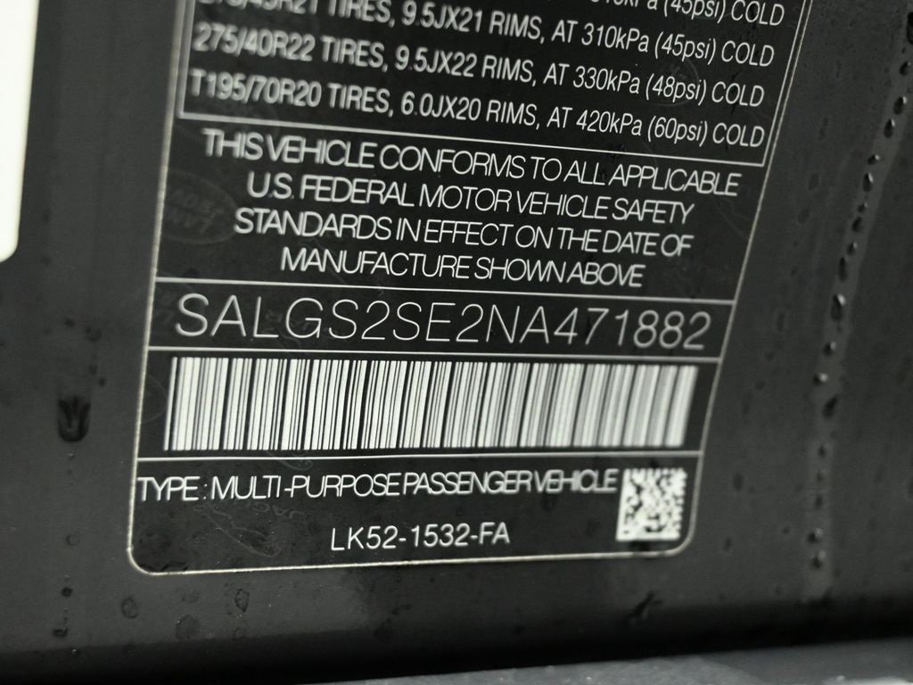 2022 LAND ROVER RANGE ROVER - Image 36